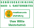 Logo von Uwe Witte Gebäudereinigung, Haus-und Gartenservice